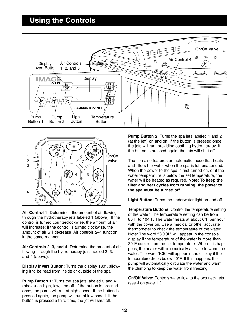 Using the controls | Image IMSW73910 User Manual | Page 12 / 20