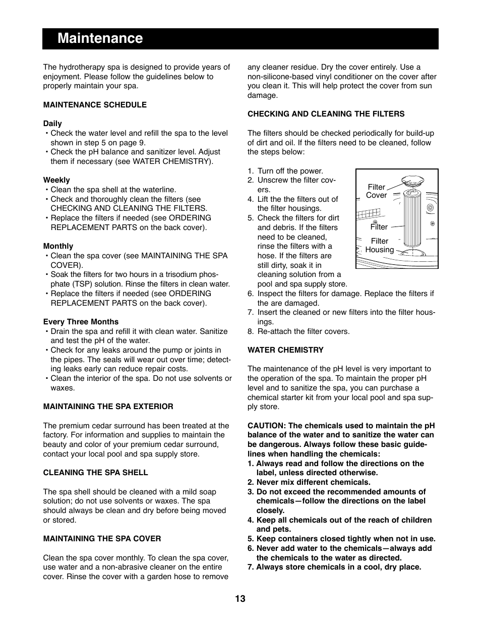 Maintenance | Image IMSW73910 User Manual | Page 13 / 20