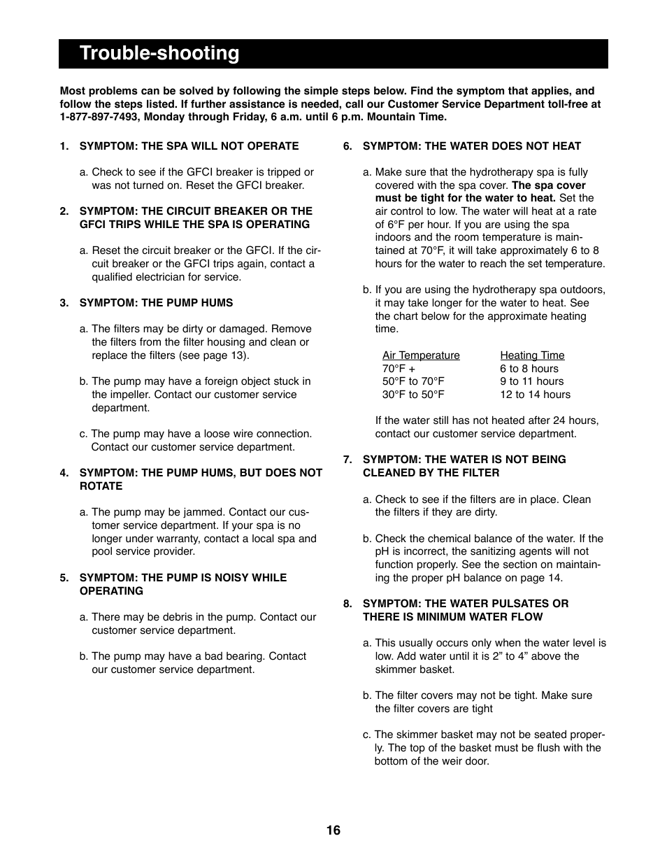 Trouble-shooting | Image IMSW73910 User Manual | Page 16 / 20