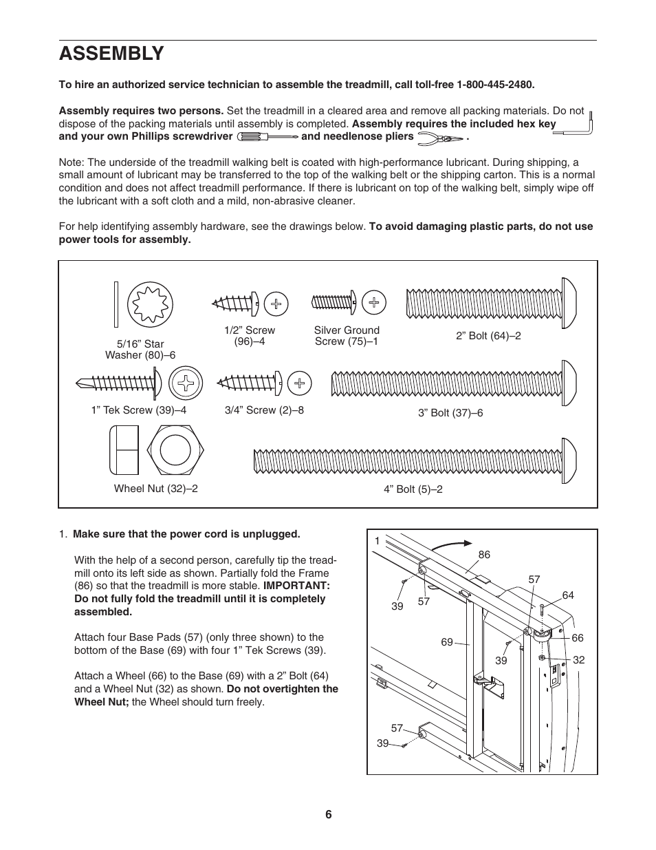 Assembly | Image IMTL39105.3 User Manual | Page 6 / 22