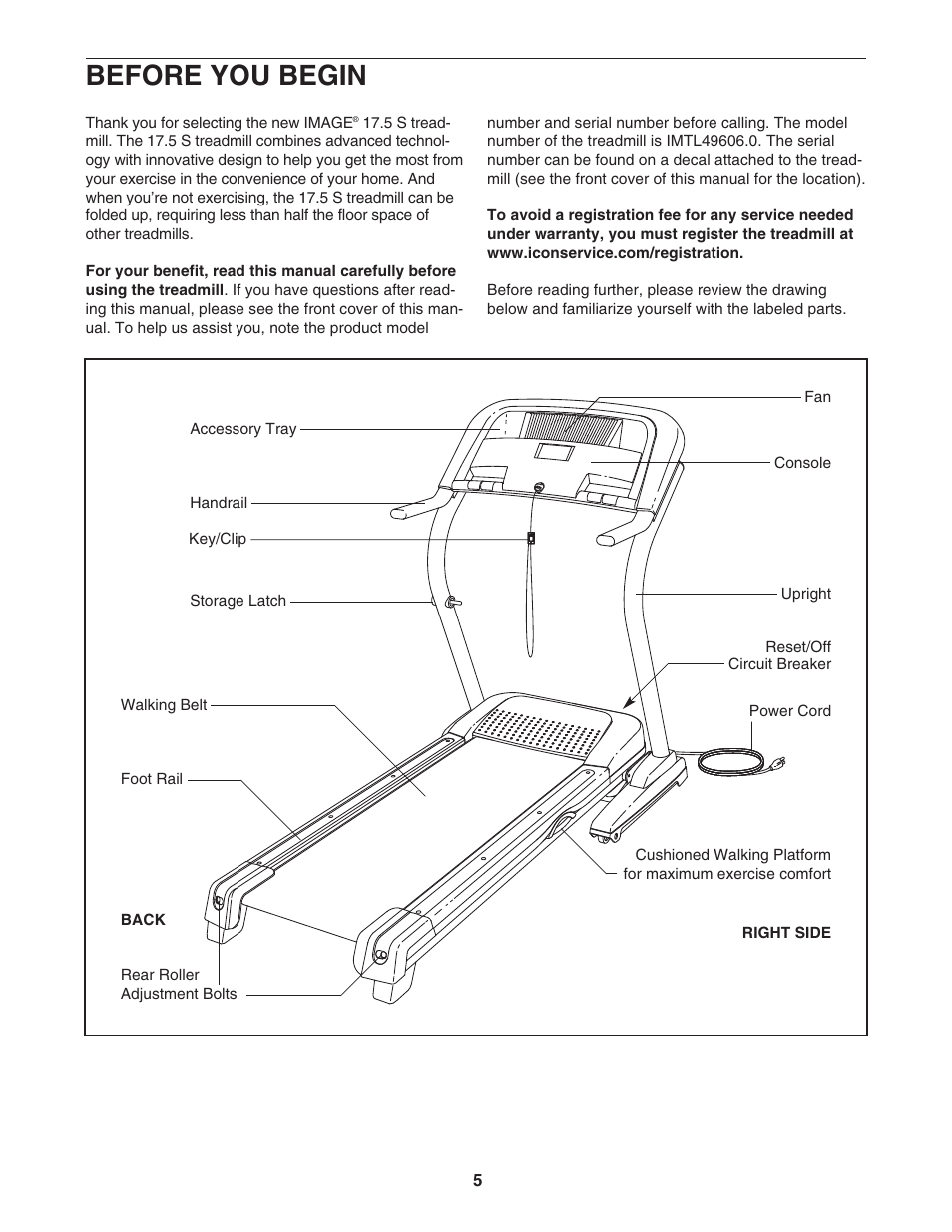 Before you begin | Image 17.5 S IMTL49606.0 User Manual | Page 5 / 26