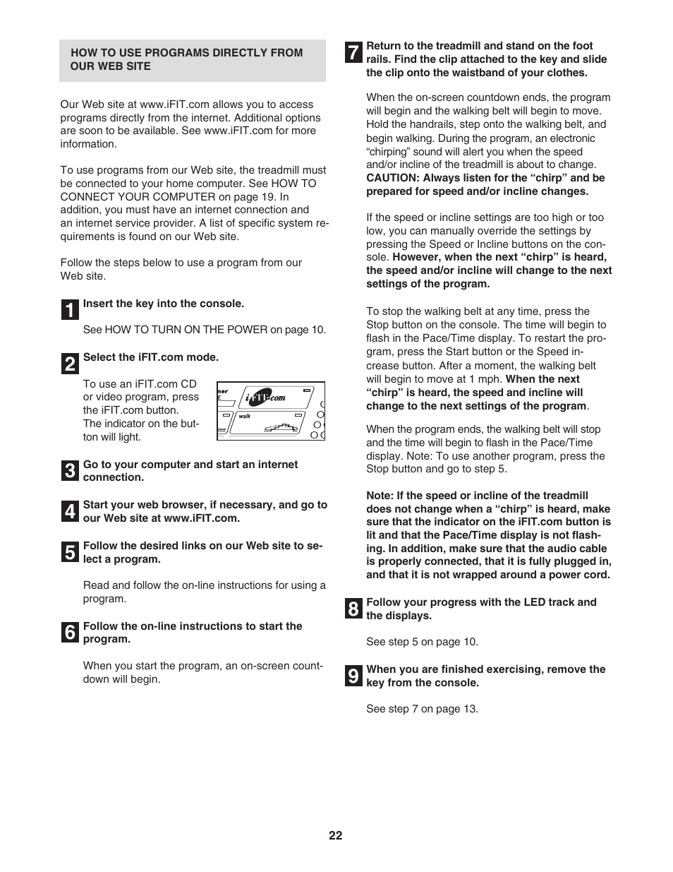 Image Advanced 2000 IMTL09905.0 User Manual | Page 22 / 34