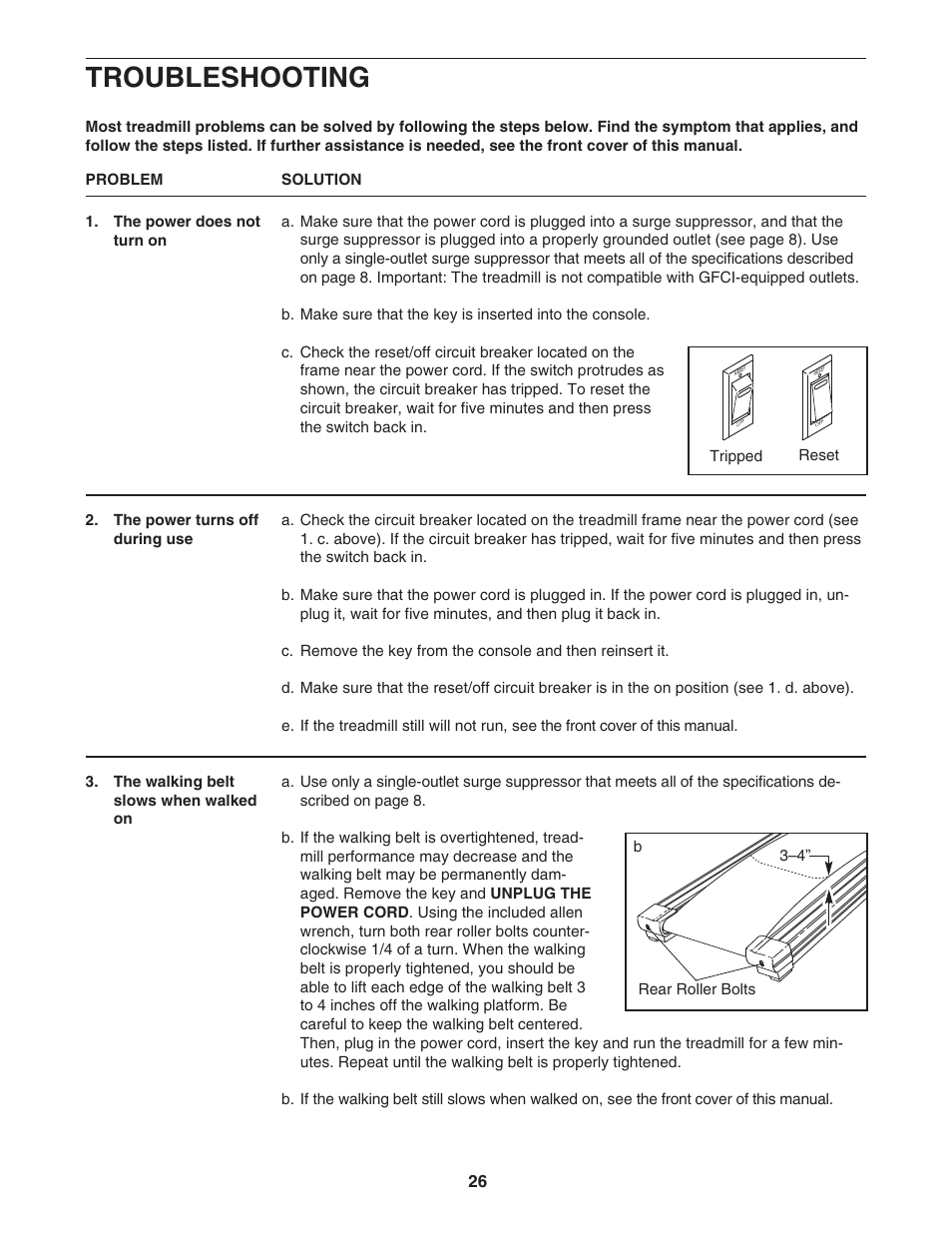 Troubleshooting | Image Advanced 2000 IMTL09905.0 User Manual | Page 26 / 34