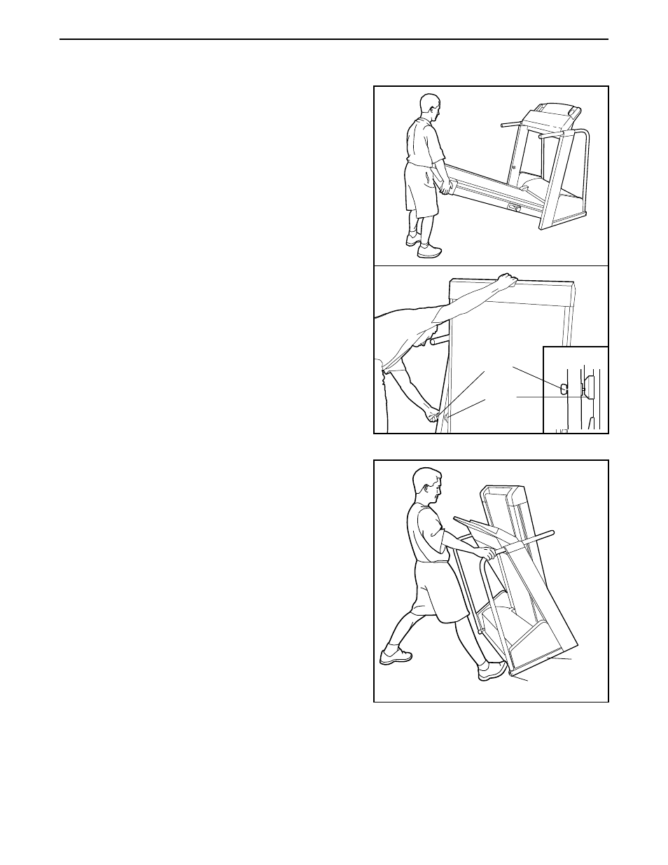 How to fold and move the treadmill | Image 831.297570 User Manual | Page 17 / 26