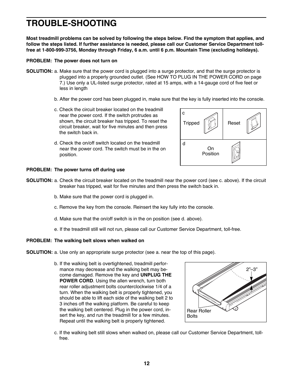 Trouble-shooting | Image 8000 IMTL22991 User Manual | Page 12 / 18