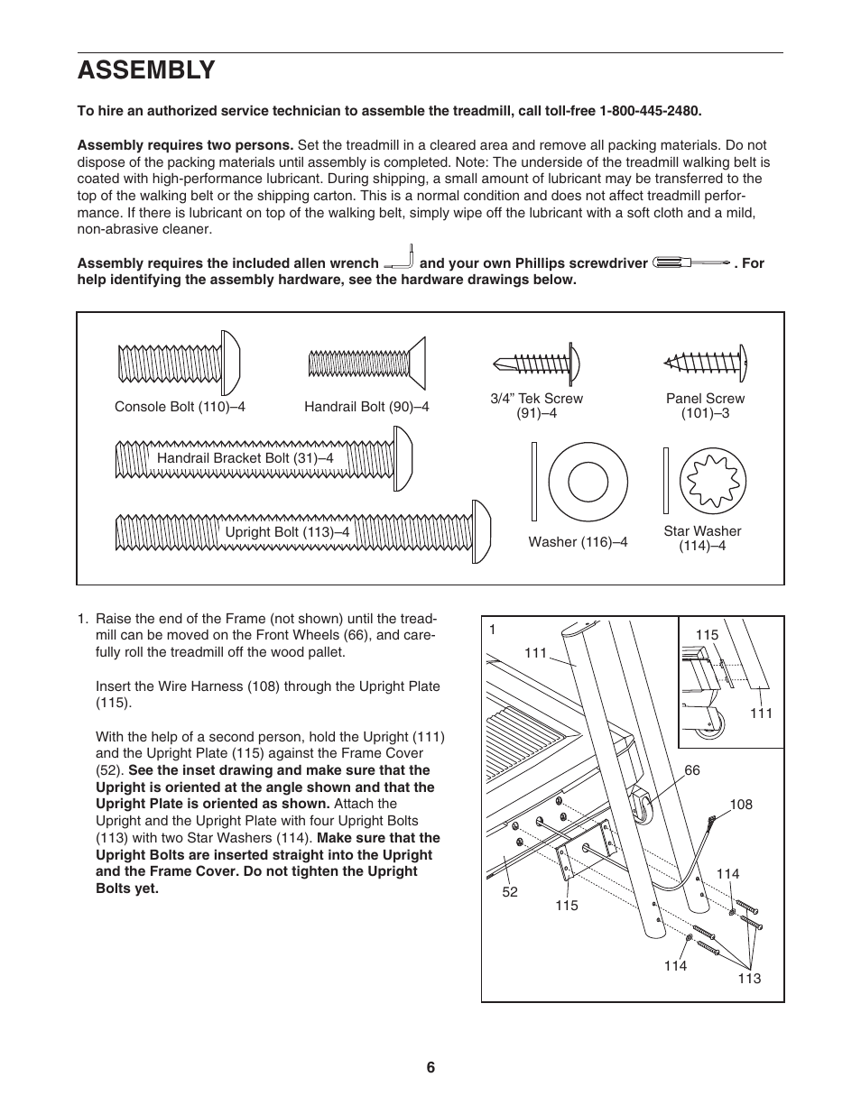 Assembly | Image IMTL13905.0 User Manual | Page 6 / 34