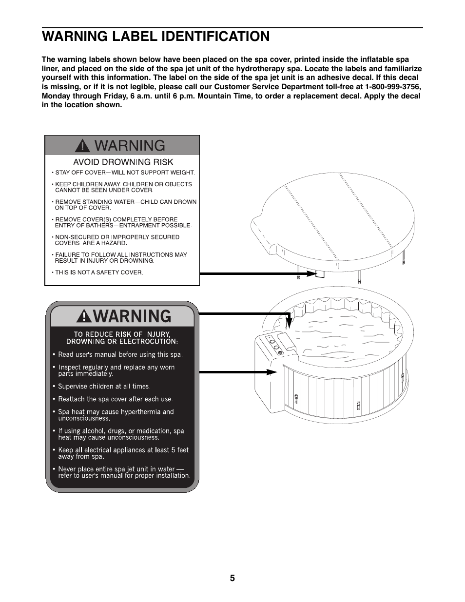 Warning label identification | Image IMHS80081 User Manual | Page 5 / 17