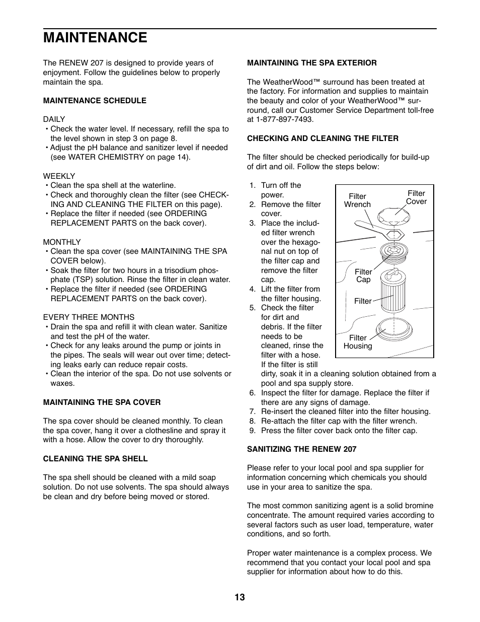 Maintenance | Image 831.21007 User Manual | Page 13 / 20