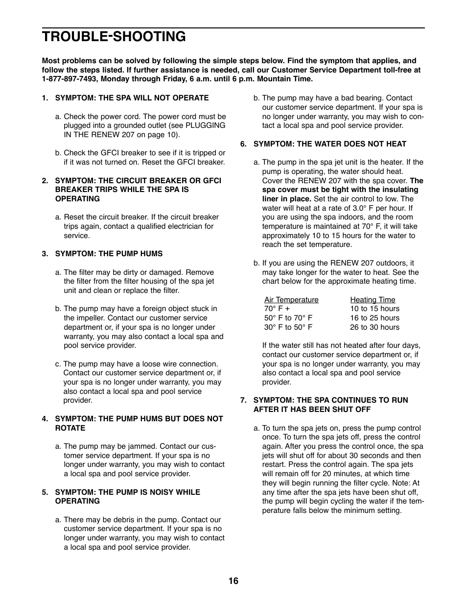 Trouble-shooting | Image 831.21007 User Manual | Page 16 / 20