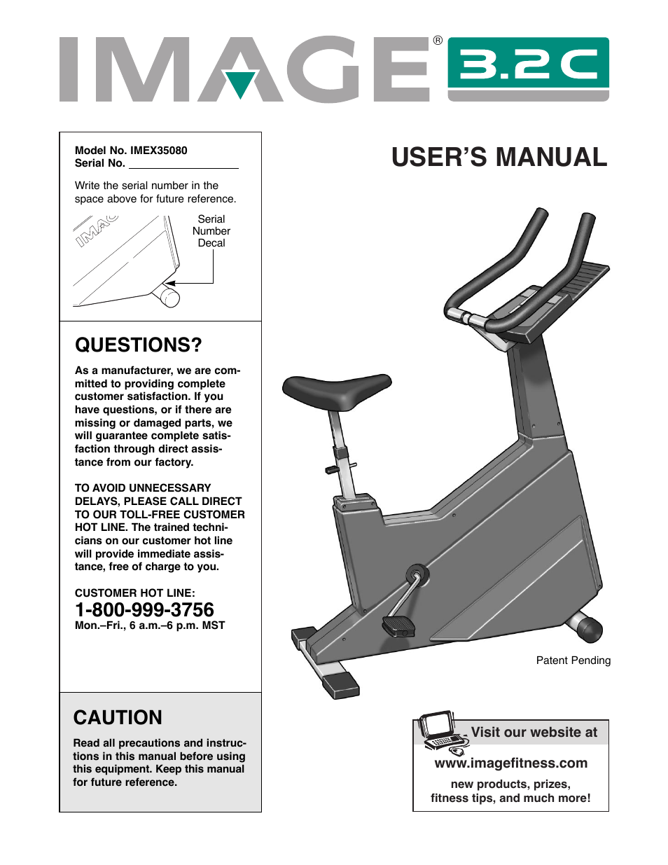 Image IMEX35080 User Manual | 16 pages