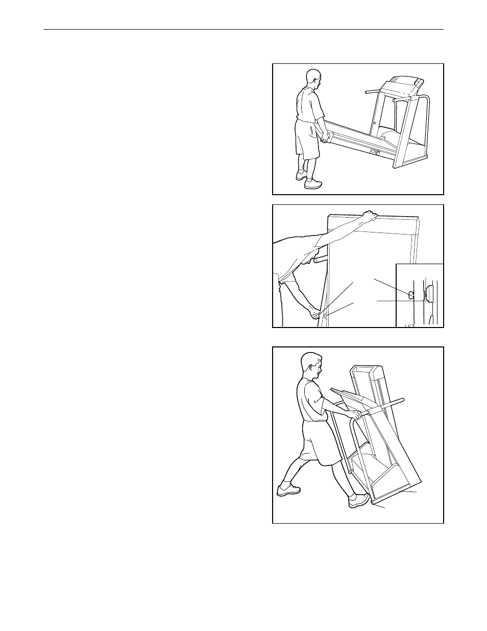 How to fold and move the treadmill | Image IMTL14072 User Manual | Page 17 / 26