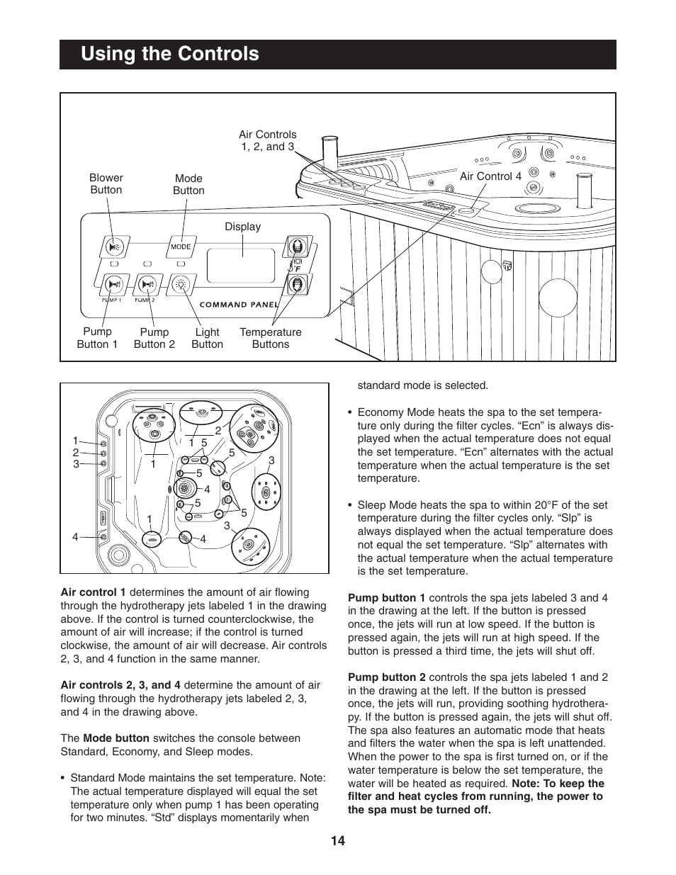 Using the controls | Image IMSB53950 User Manual | Page 14 / 24