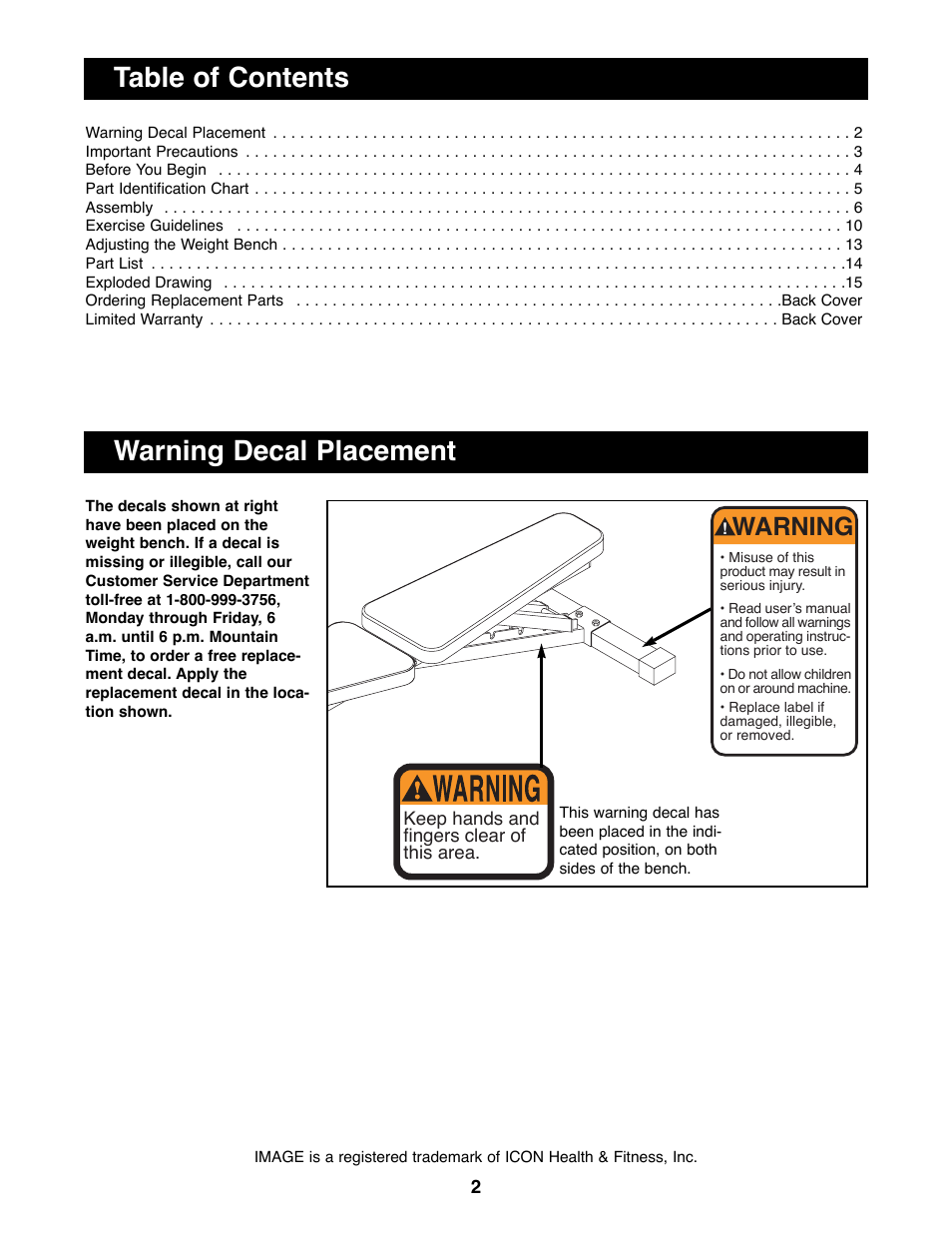 Image IMBE12500 User Manual | Page 2 / 16