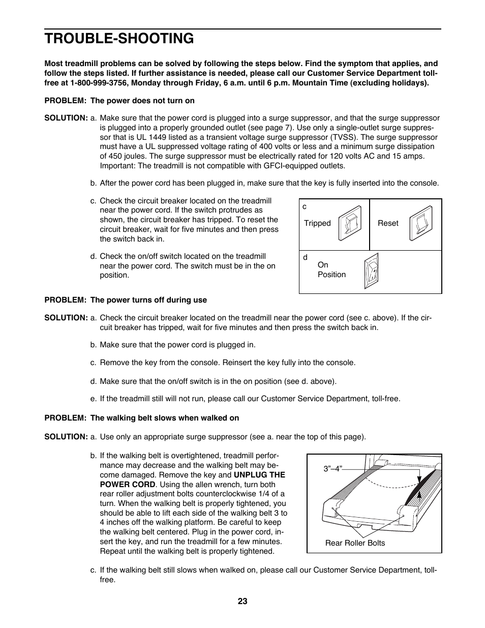 Trouble-shooting | Image IMTL99000 User Manual | Page 23 / 30