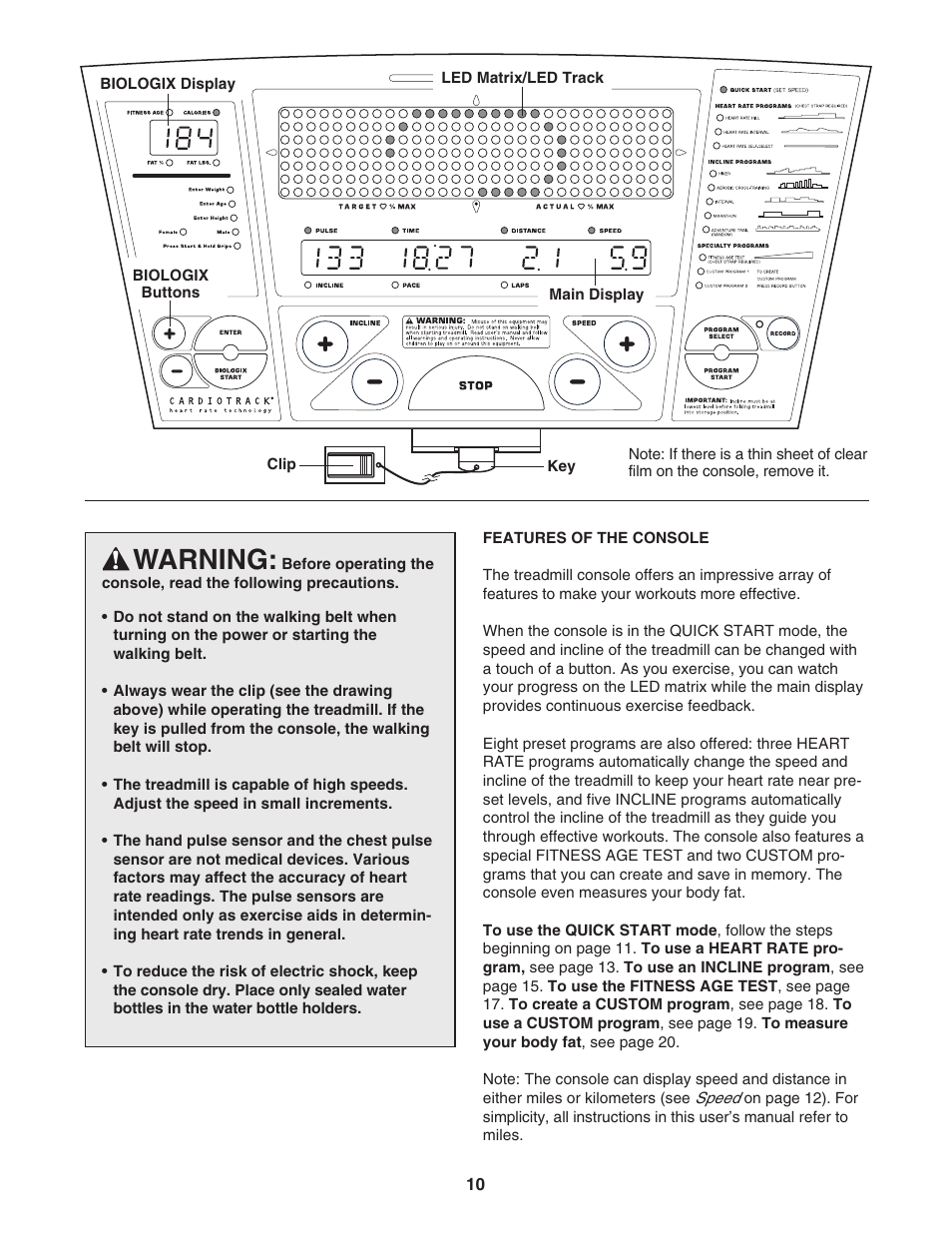 Warning | Image IMTL24490 User Manual | Page 10 / 34