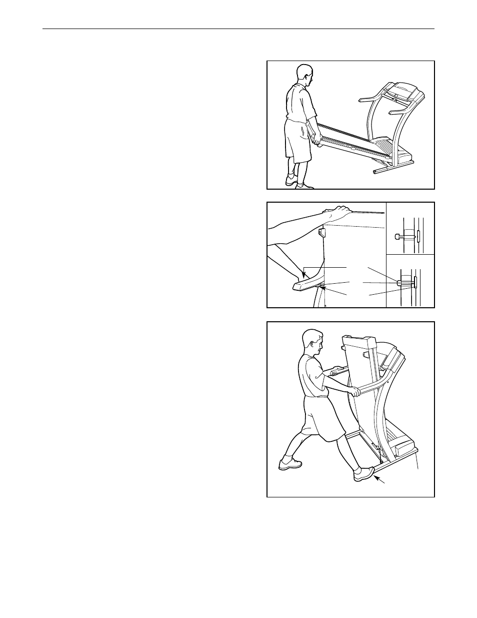 How to fold and move the treadmill | Image IMTL59610 User Manual | Page 19 / 30