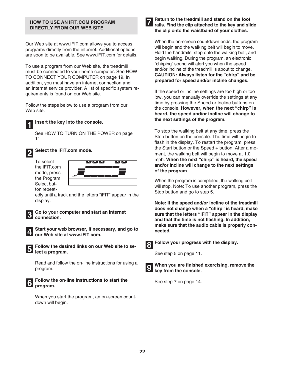 Image Advanced 1400 IMTL07905.1 User Manual | Page 22 / 34