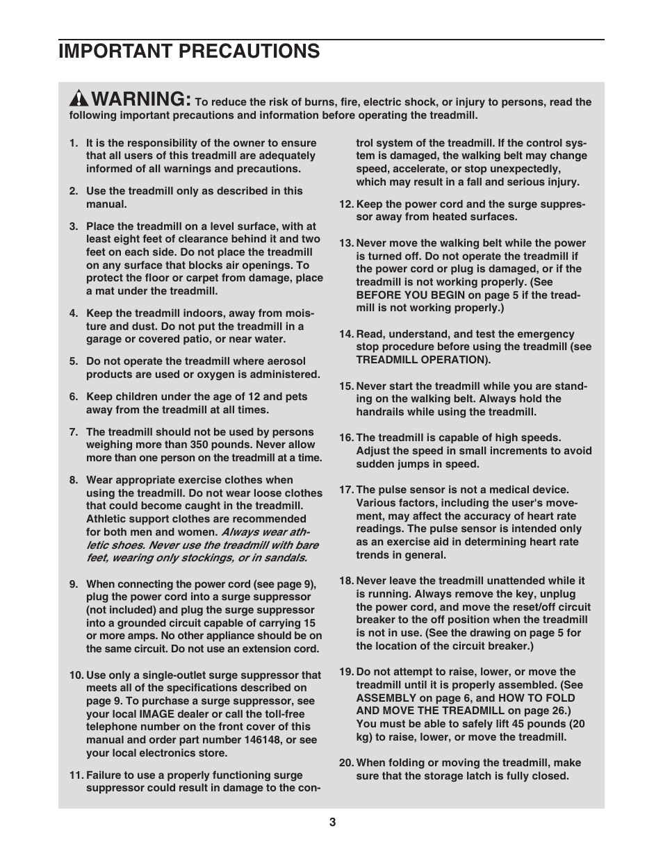 Warning, Important precautions | Image IMTL11905.1 User Manual | Page 3 / 34