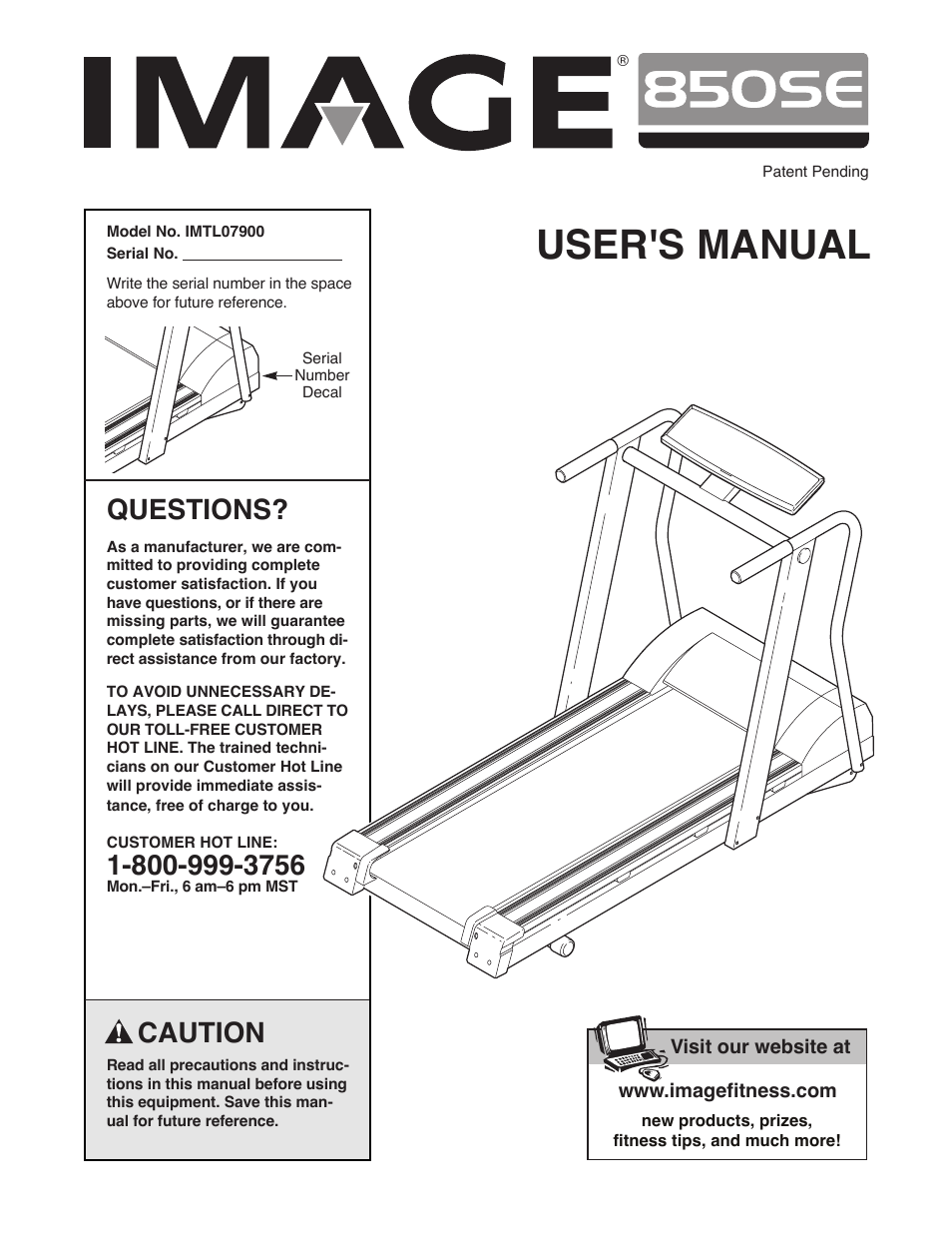 Image 850SE User Manual | 18 pages