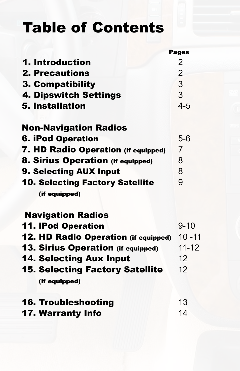iSimple IPOD PXAMG User Manual | Page 2 / 17