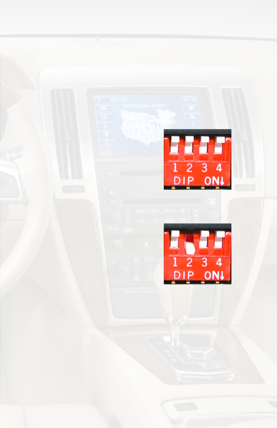 Compatibility, Dipswitch settings | iSimple CADILLAC STS PGHGM4 User Manual | Page 5 / 16