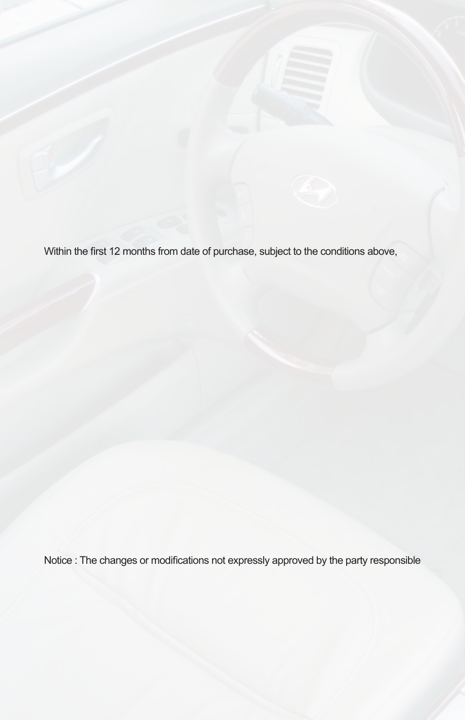 Warranty, One year limited warranty, Warning | Fcc class b radio frequency interference statement | iSimple PGHHY1 User Manual | Page 10 / 12