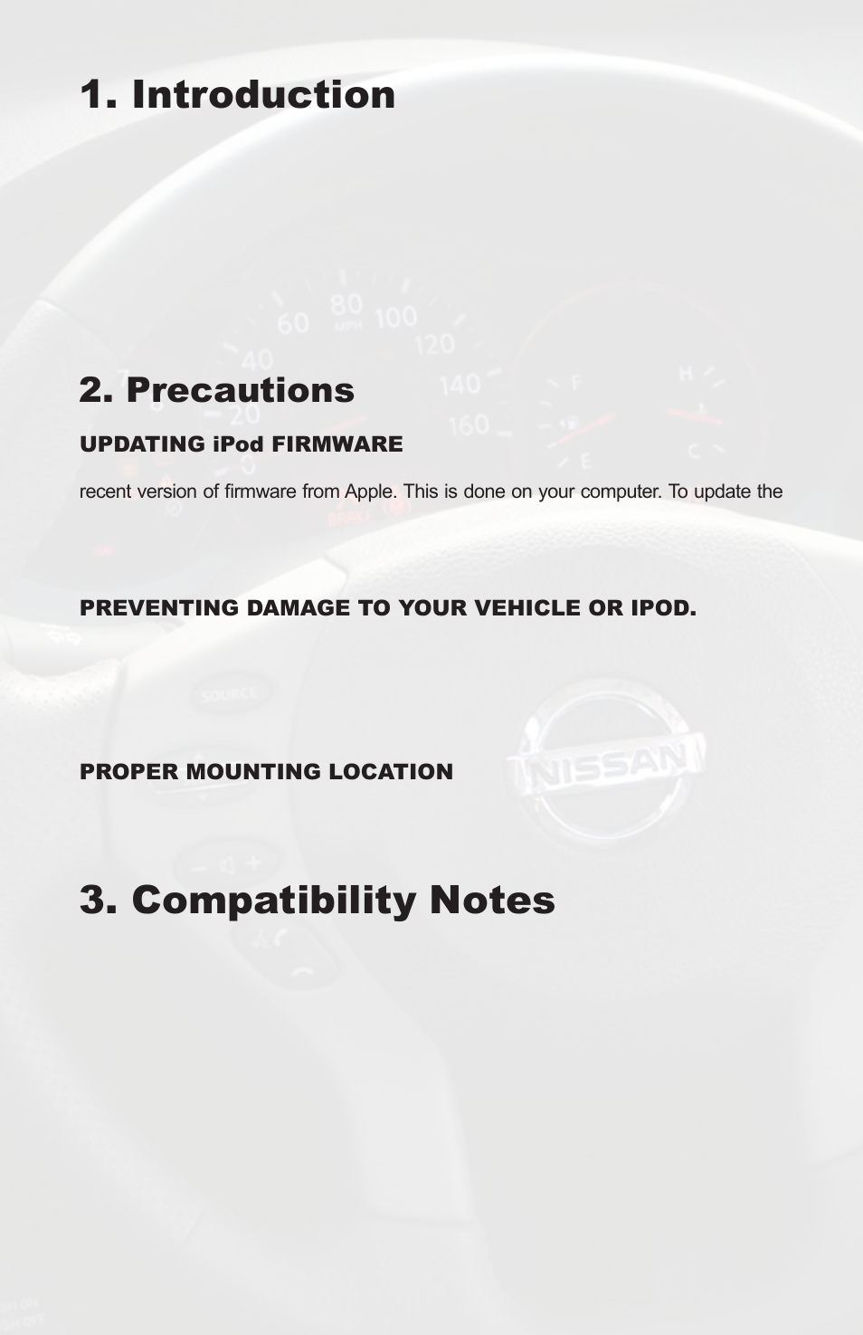 Introduction, Precautions | iSimple PGHNI2 User Manual | Page 4 / 42