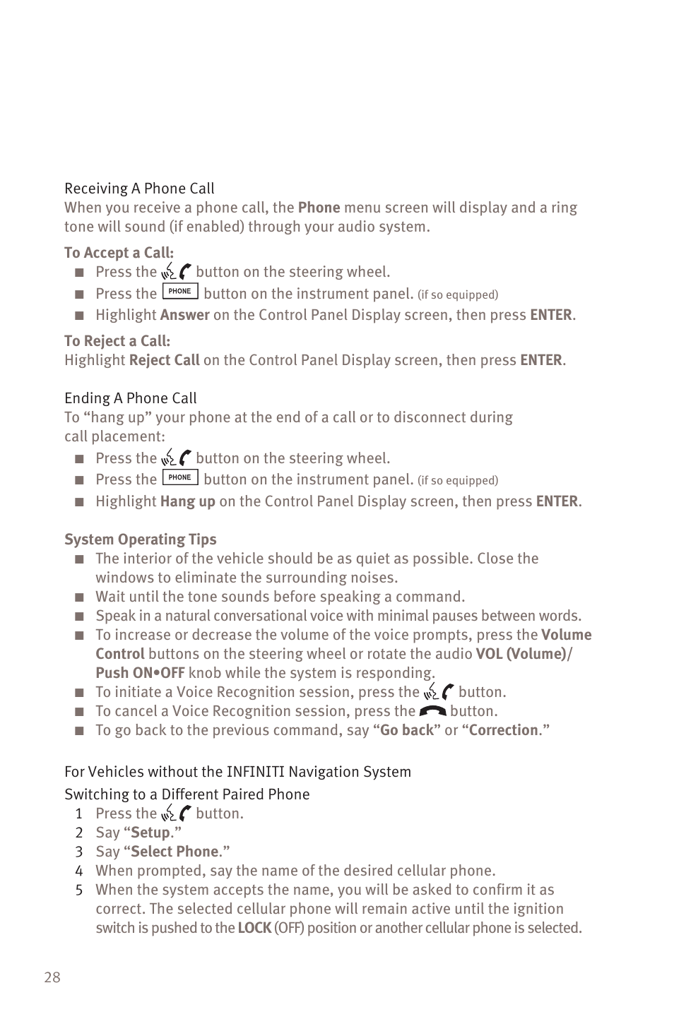 Infiniti M45 User Manual | Page 30 / 48