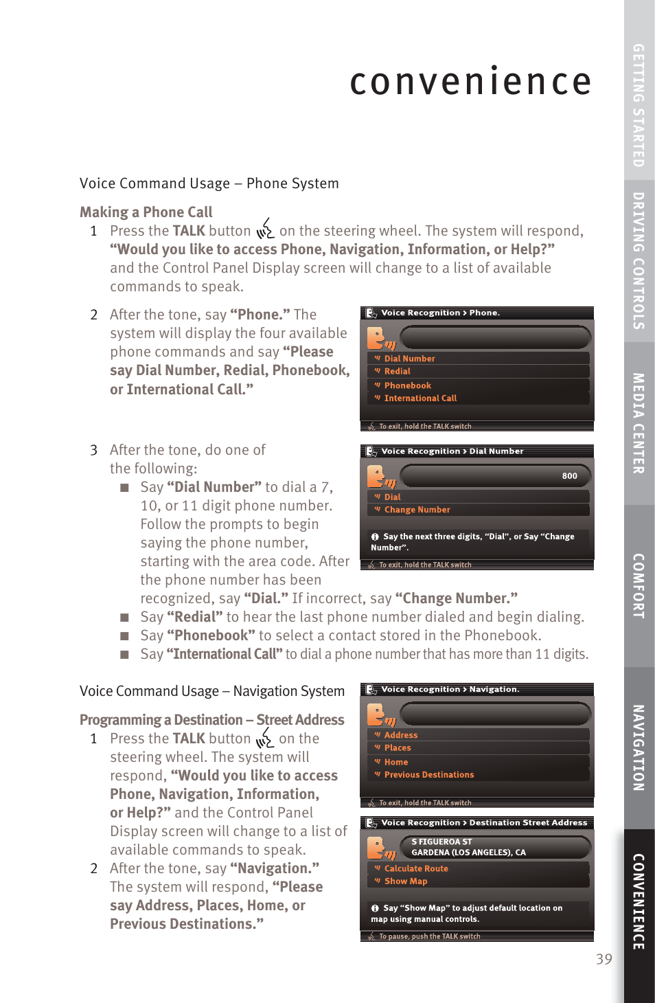 Convenience | Infiniti M45 User Manual | Page 41 / 48
