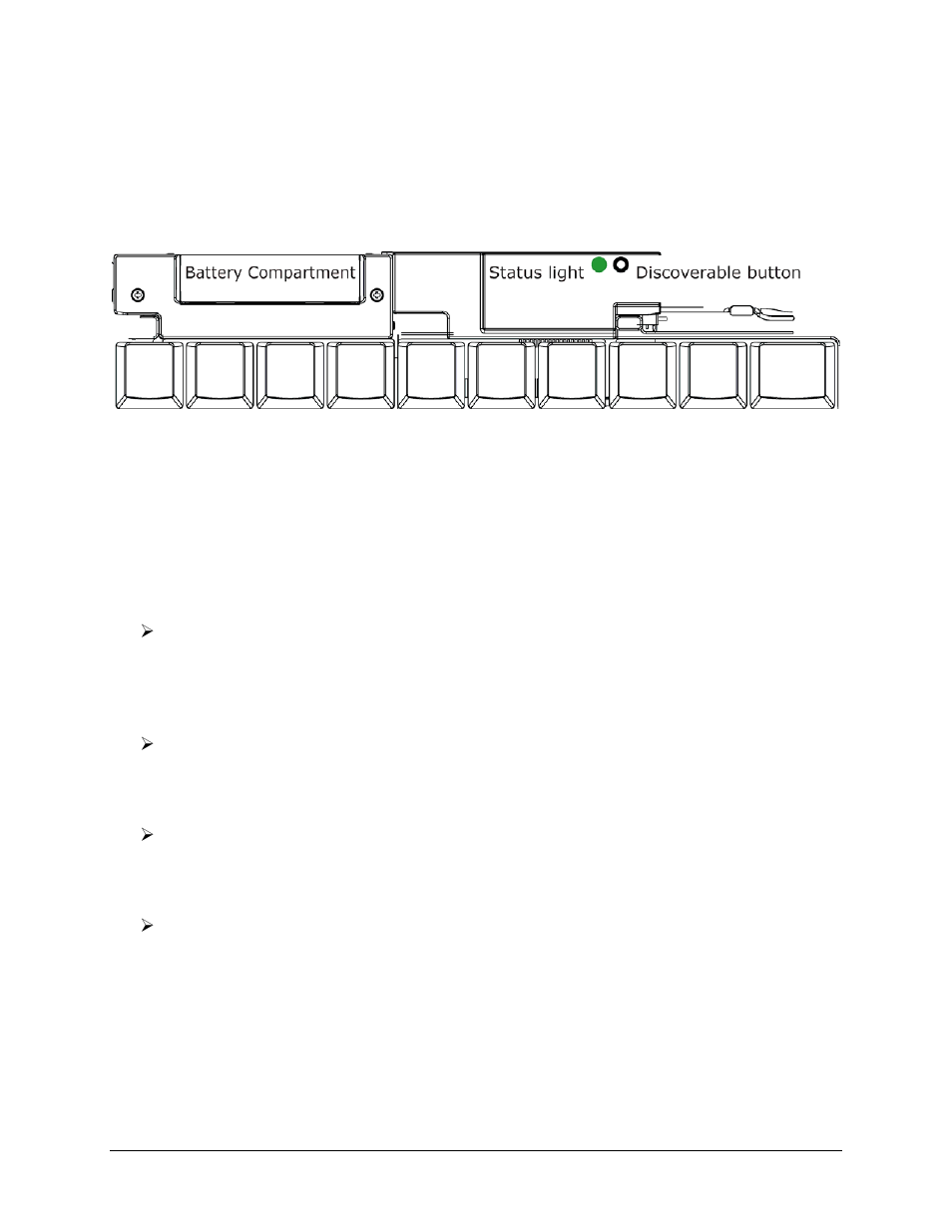 Keyboard status light | IGo Direct Stowaway Bluetooth Keyboard User Manual | Page 15 / 31