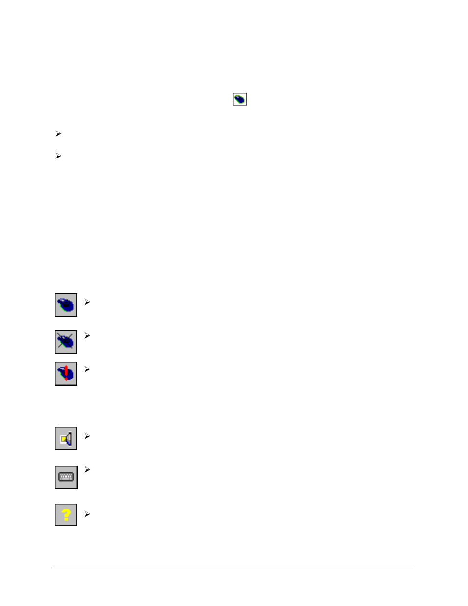 Customizing mouse functions, Input method toolbar | IGo Direct PPC 6700 User Manual | Page 14 / 32