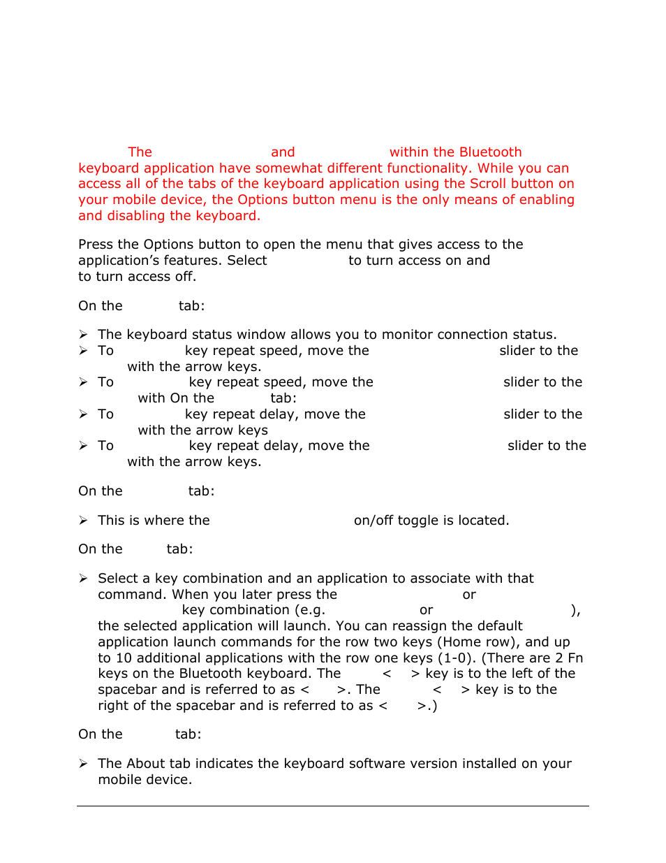 Customizing your keyboard, Keyboard control panel | IGo Direct 60 User Manual | Page 12 / 30