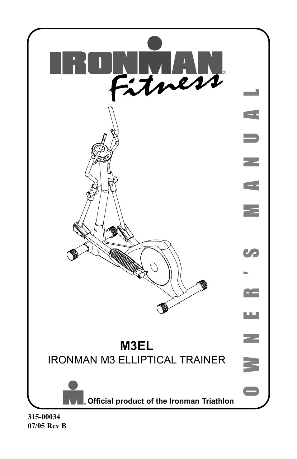 Ironman Fitness M3EL User Manual | 24 pages