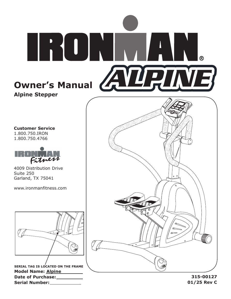 Ironman Fitness Alpine User Manual | 24 pages