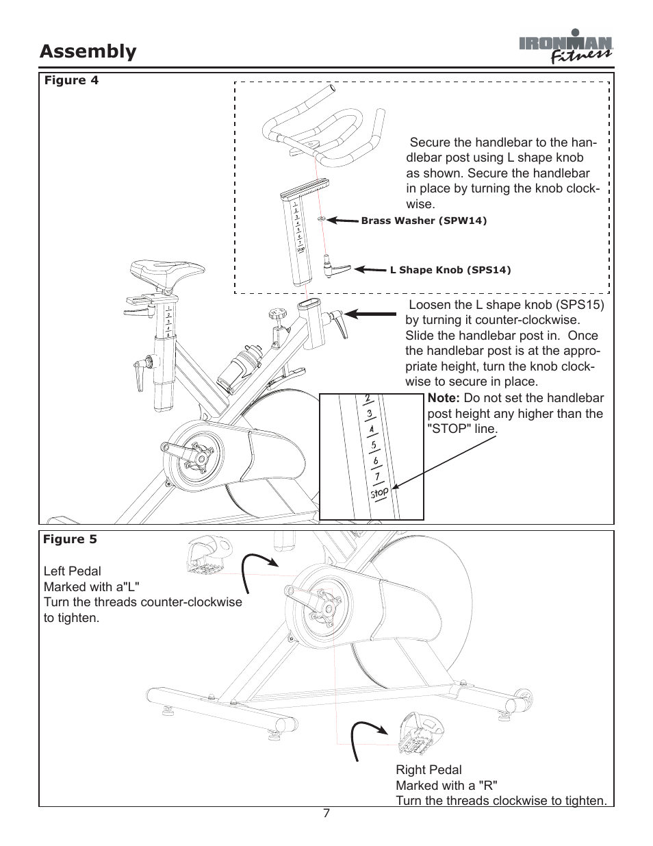 Assembly | Ironman Fitness Crossover User Manual | Page 7 / 15