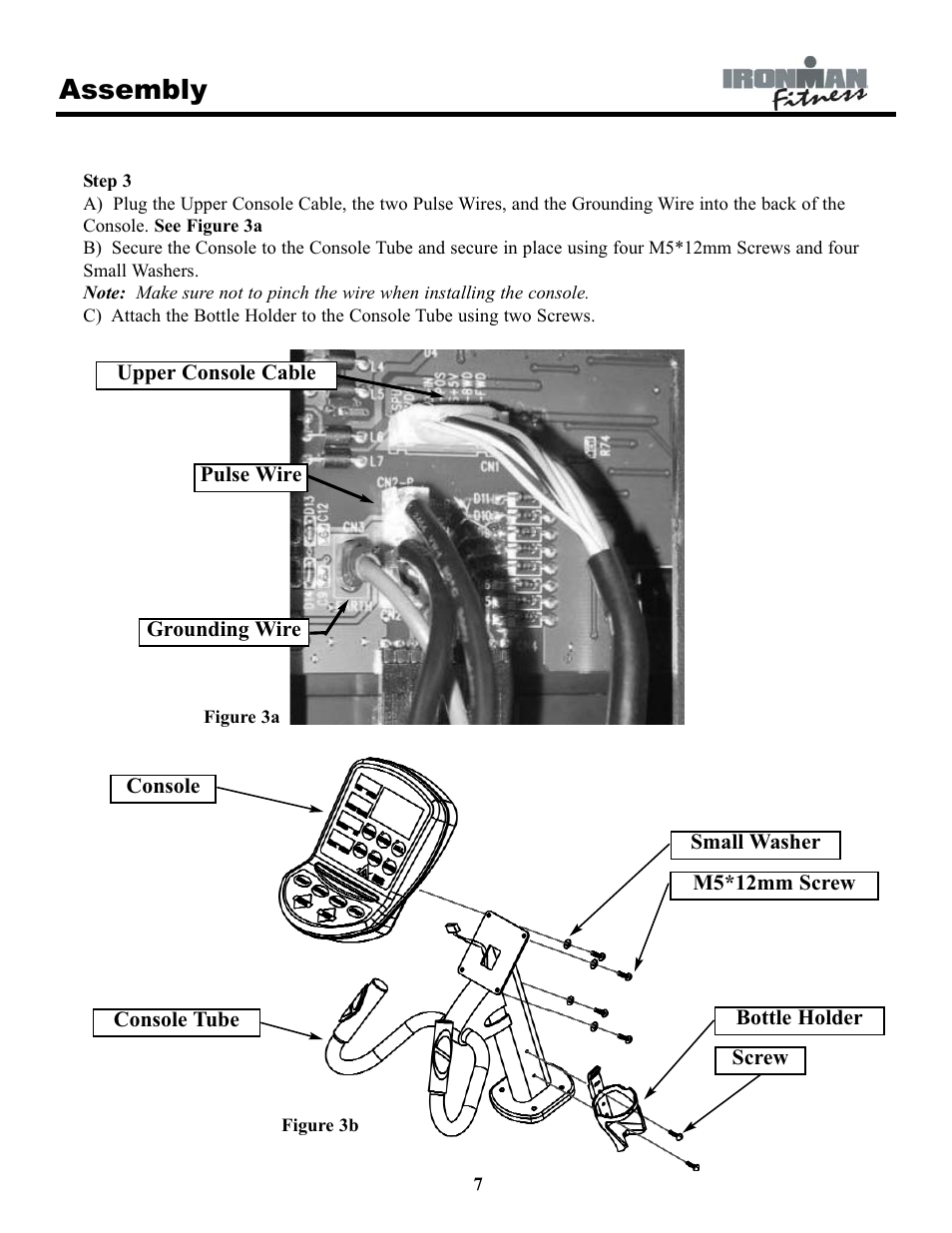 Assembly | Ironman Fitness EVO-1 User Manual | Page 7 / 21