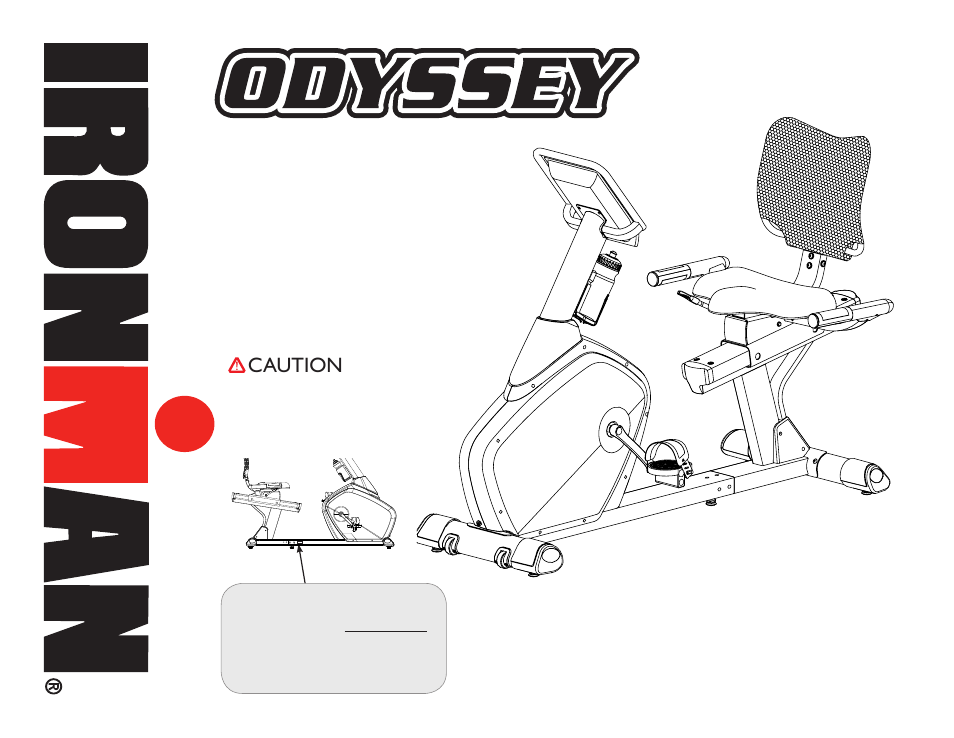 Ironman Fitness Recumbent Bike ODYSSEY User Manual | 32 pages