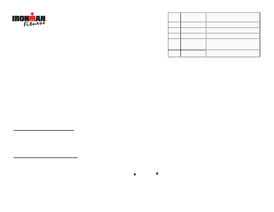 Ironman Fitness Recumbent Bike ODYSSEY User Manual | Page 20 / 32