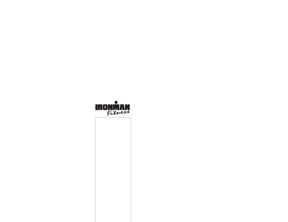 Assembly | Ironman Fitness ACCLAIM IM-T7 User Manual | Page 4 / 44