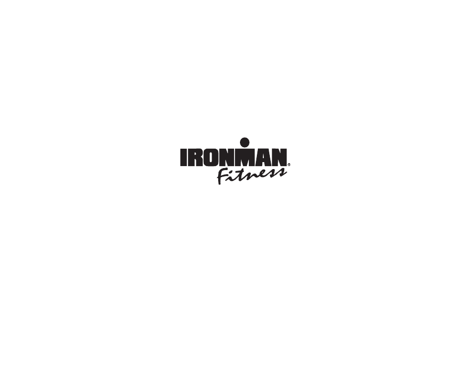 Ironman Fitness ACCLAIM IM-T7 User Manual | Page 44 / 44