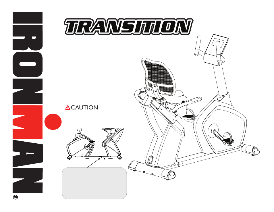 Ironman Fitness Transition Recumbent Bike IM-R7 User Manual | 36 pages