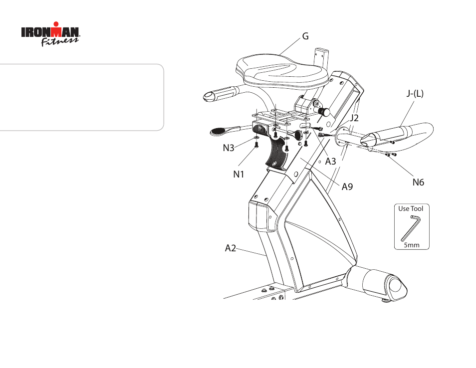 Ironman Fitness Transition Recumbent Bike IM-R7 User Manual | Page 12 / 36