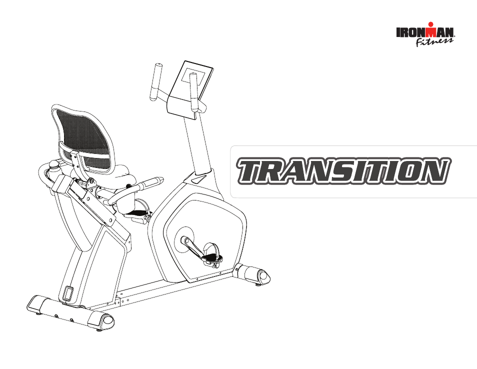 Ironman Fitness Transition Recumbent Bike IM-R7 User Manual | Page 17 / 36