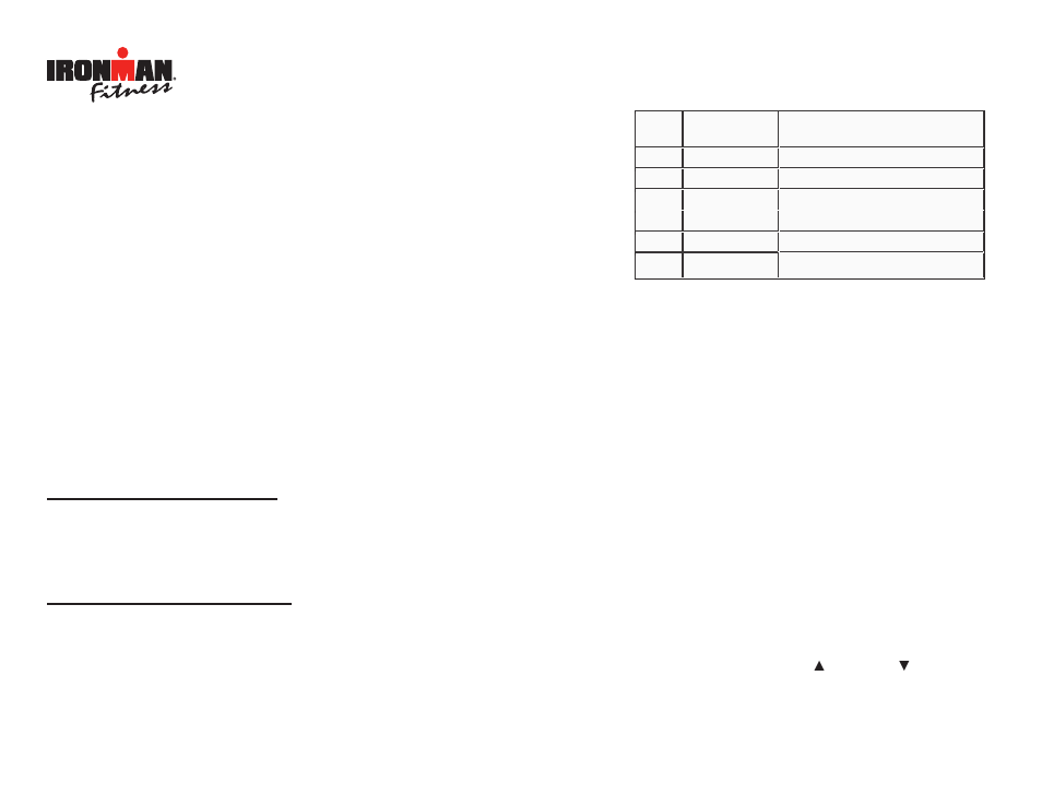 Ironman Fitness Transition Recumbent Bike IM-R7 User Manual | Page 24 / 36