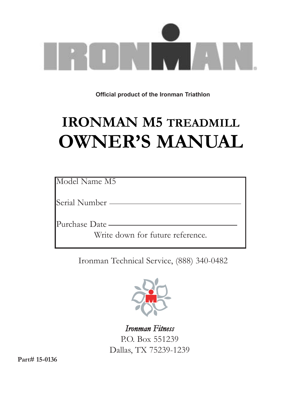 Ironman Fitness M5 User Manual | 22 pages