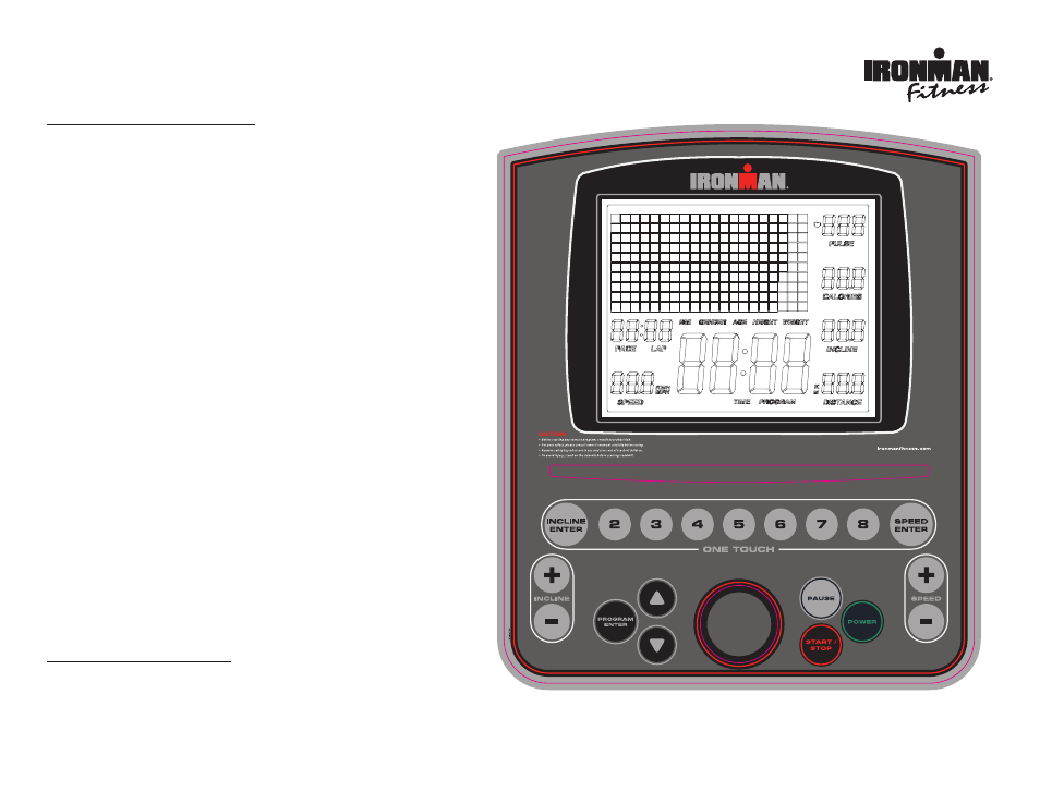 Ironman Fitness ENVY Ironman series User Manual | Page 19 / 44