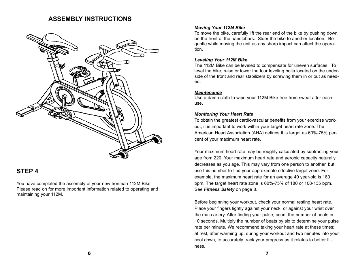 Ironman Fitness Ironman 112M User Manual | Page 5 / 9