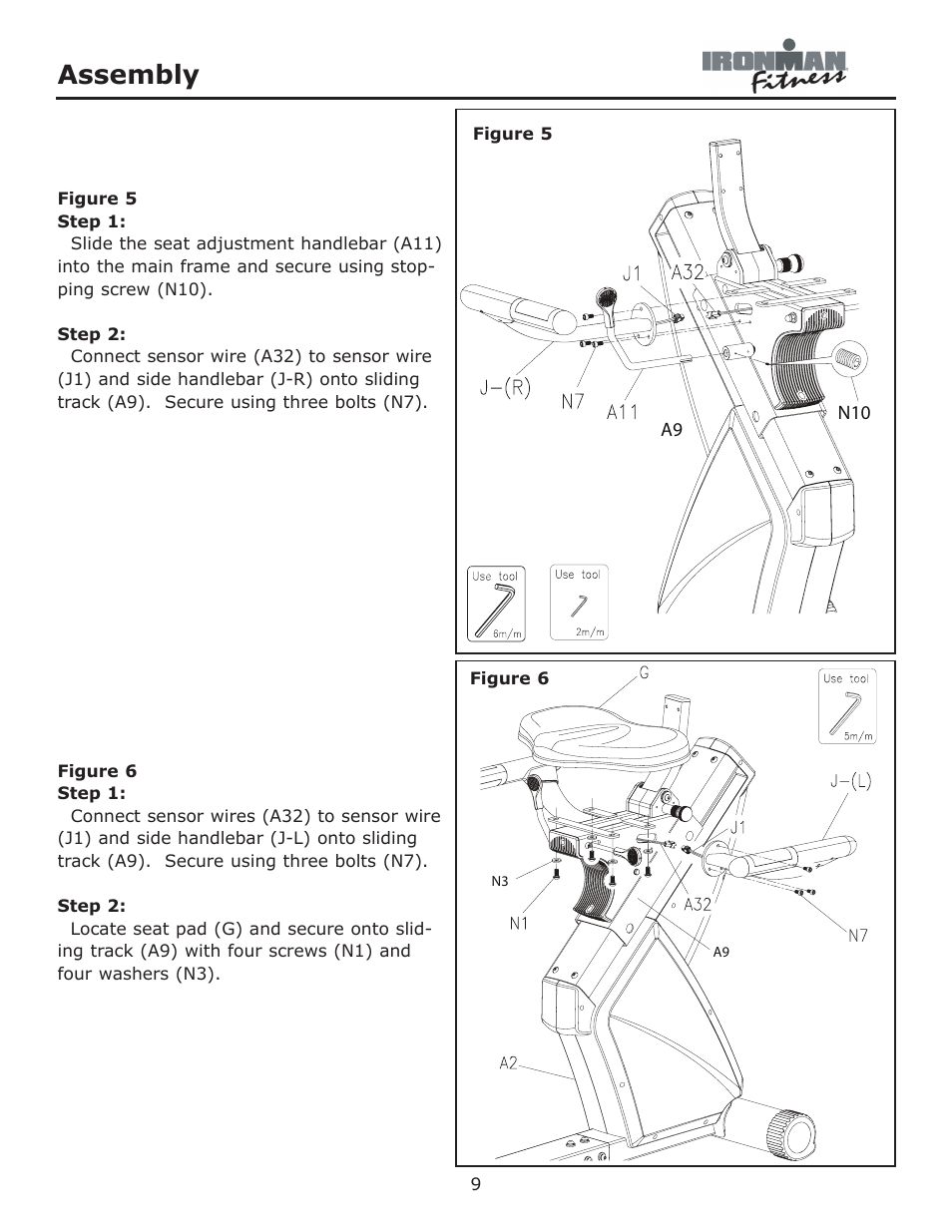 Assembly | Ironman Fitness Viper User Manual | Page 9 / 28