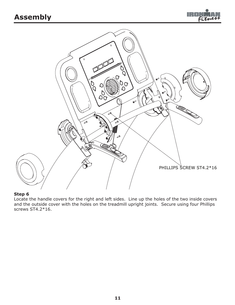 Assembly | Ironman Fitness Edge User Manual | Page 11 / 40