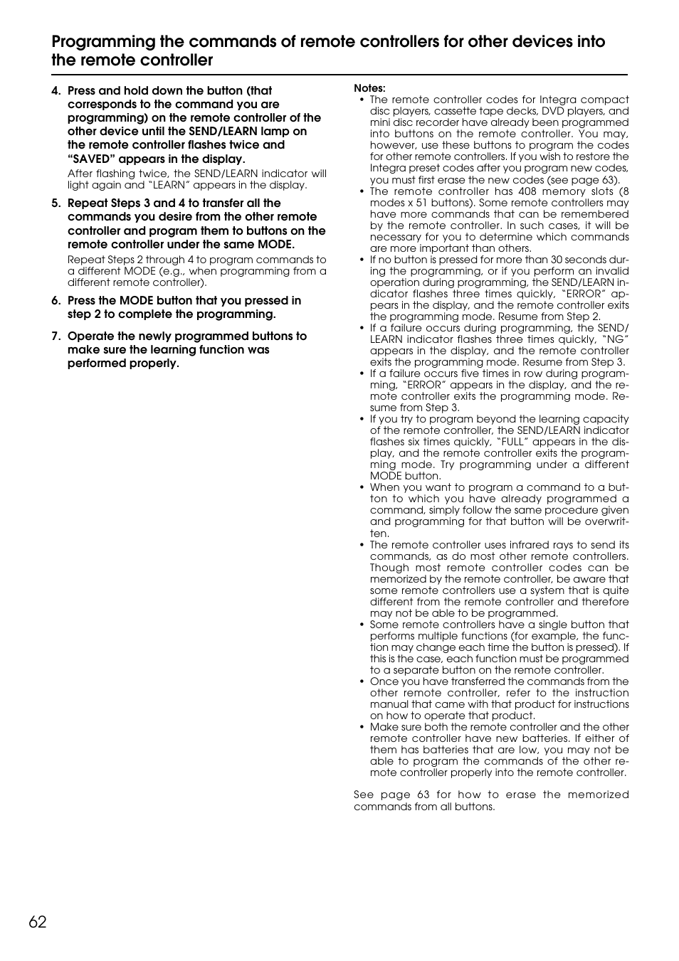 Integra DTR-9.1 User Manual | Page 62 / 92